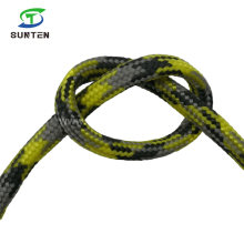 Yellow Polyester/Nylon/PP/Polypropylene/Polyamide/Plastic/Reflective/Rescue/Safety Single Braided Tent Rope